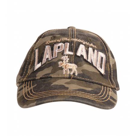 Camouflage Lapland Reindeer, Washed Twill Cap