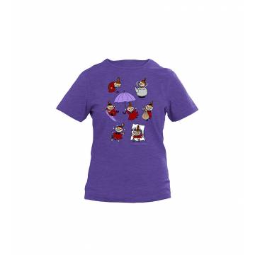 Meleerattu violetti Fotl Pikku Myy puuhailee Tyttöjen T-paita