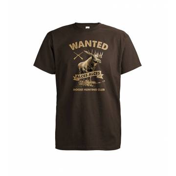 Suklaanruskea DC Wanted Hirvi T-paita