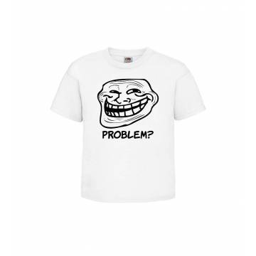 Valkoinen Trollface, Problem T-paita Lasten