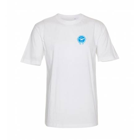 Valkoinen Ilmailuliitto T-paita, luomupuuvillaa