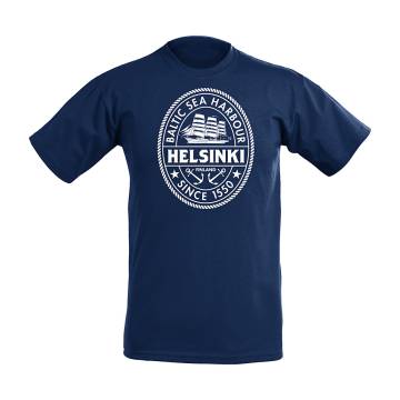 Deep Navy Hki, Baltic Sea Harbour T-shirt