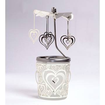 All colors Carousel Glas New Heart, Silver