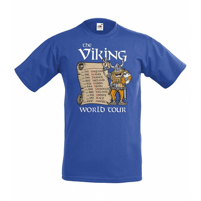 Royal Blue DC Viking World Tour Kids T-shirt