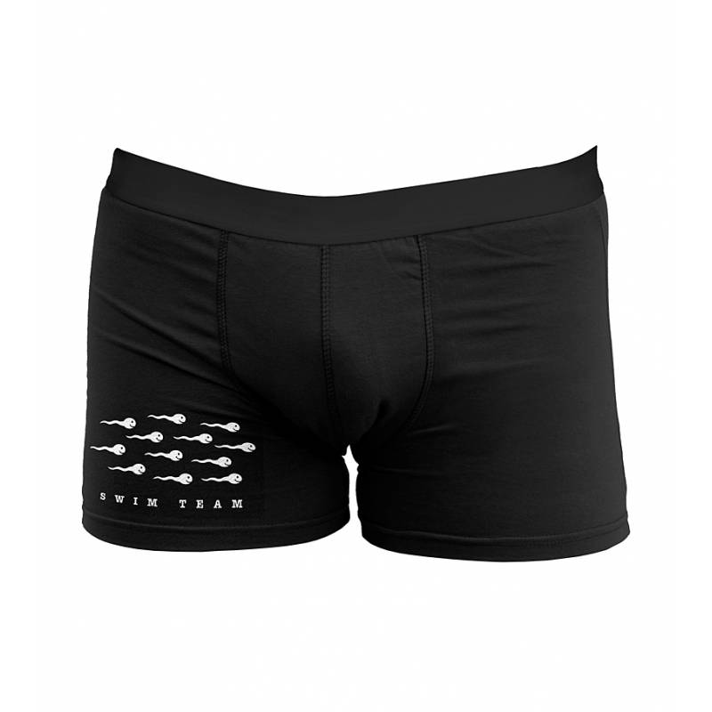 Black Swim team Boxer shorts