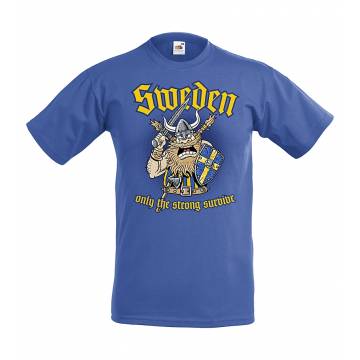 Royal Blue DC Sweden, Only the strong...Kids T-shirt