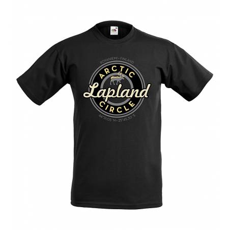 Musta Arctic Circle ympyrä Lasten T