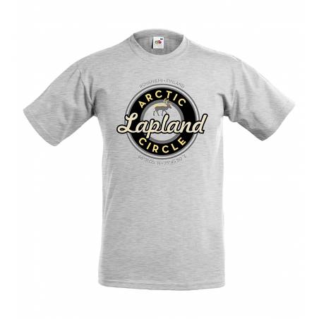 Melerattu Harmaa Arctic Circle ympyrä Lasten T