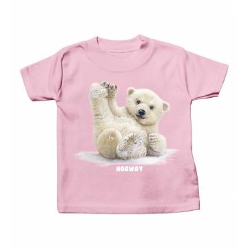 Pinkki JHK Sliding Polar Bear Cub, Norway Baby T-shirt