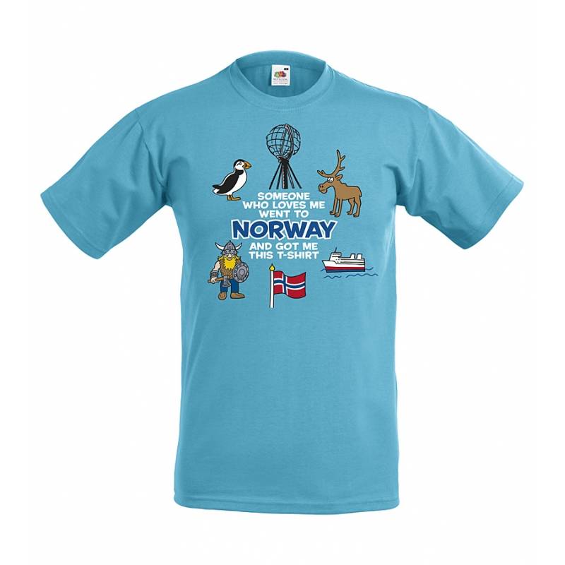 Fuchsia Someone who loves...Norway Kids T-shirt