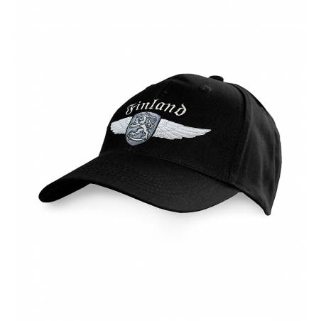 Black Lion and wings Cap