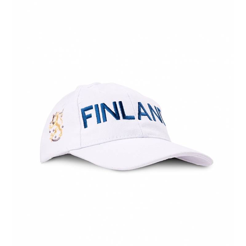 White FINLAND Cap