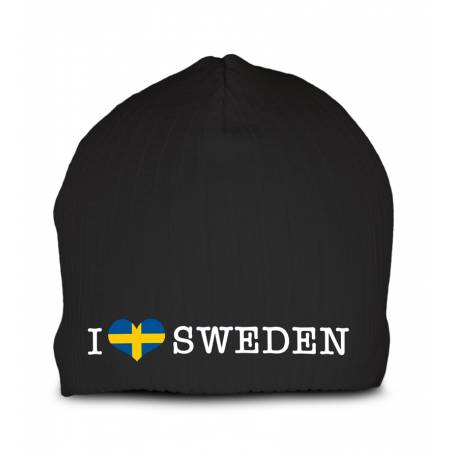 Musta I Love Sweden Pipo