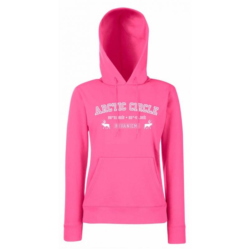 Fuksia Arctic Circle Naisten Huppari Teksti
