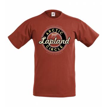 Brick Red Arctic Circle T-shirt