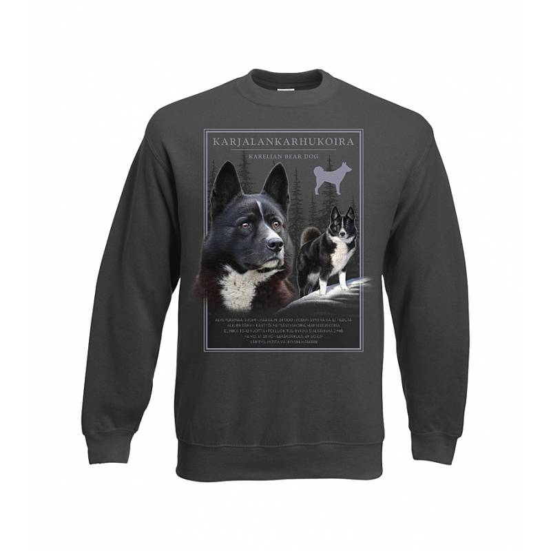 Charcoal DC Karelian Bear Dog Sweatshirt