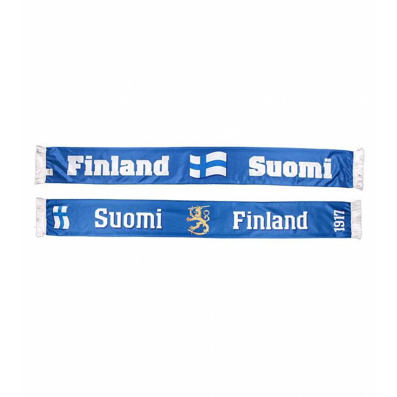 Sini/Valkoinen Finland+Lippu+Suomi Kaulaliina