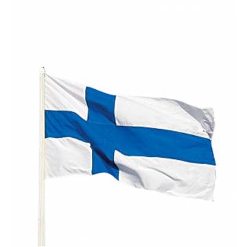 Sini/Valkoinen Suomen Lippu 19 x 32 cm
