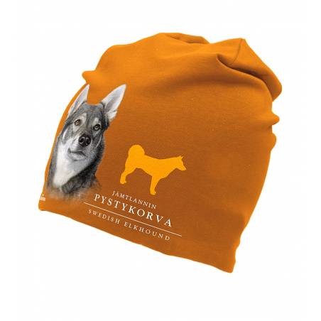 Orange DC Swedish elkhound Tricot Beanie