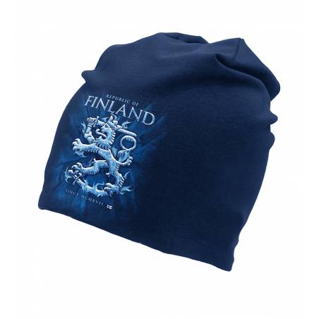 Navy Blue DC Finland, Icy lion Tricot beanie