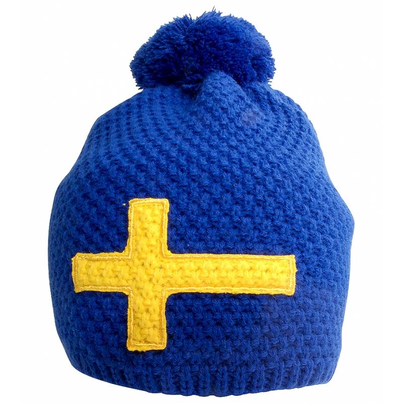 Royal Blue Swedish flag Beanie