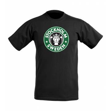 Black Stockholm, coffee label T-shirt