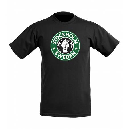 Black Stockholm, coffee label T-shirt