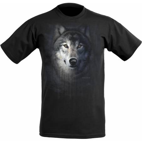 Black DC Wolf Head Sweden T-shirt