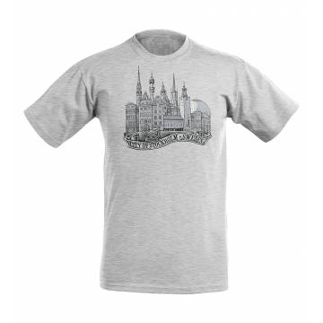 Heather Grey Stockholm Old Town  T-shirt