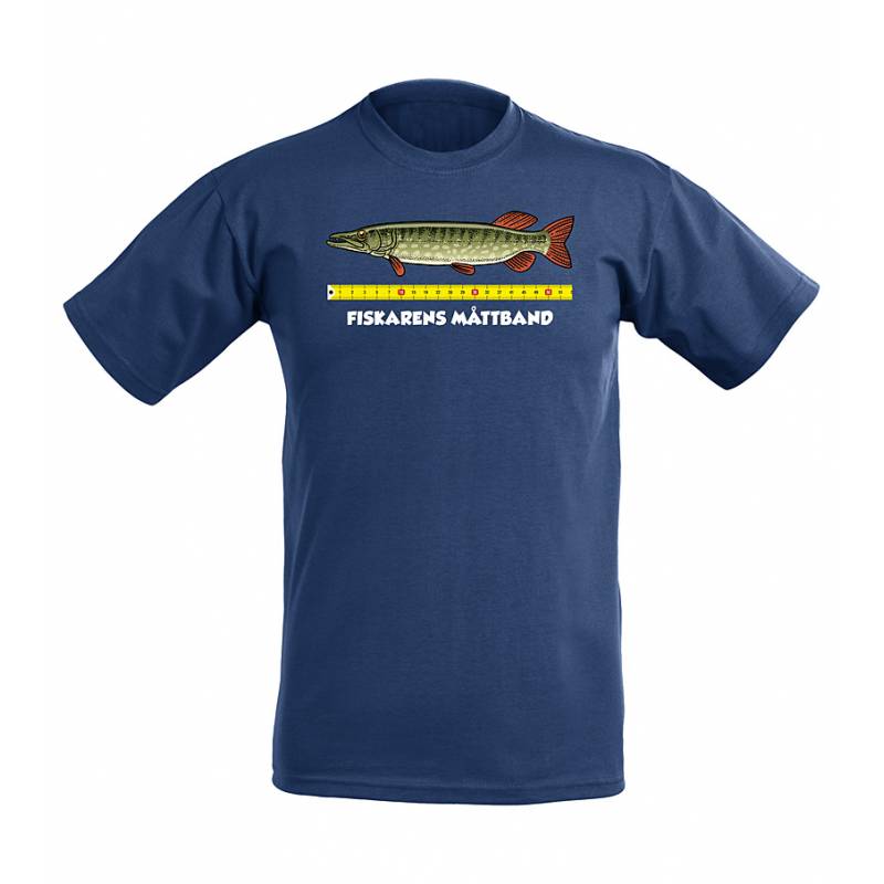 Navy Blue DC Fiskarens måttband T-shirt