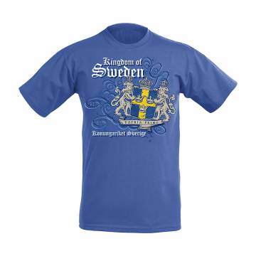Royal Blue Kingdom of Sweden T-shirt
