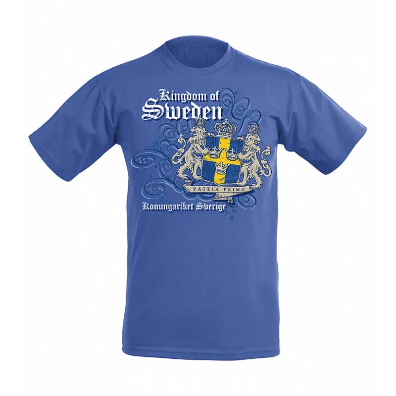 Royal Blue Kingdom of Sweden T-shirt