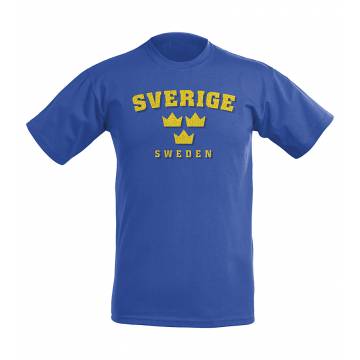 Royal Blue Tre Kronor Glitter T-shirt