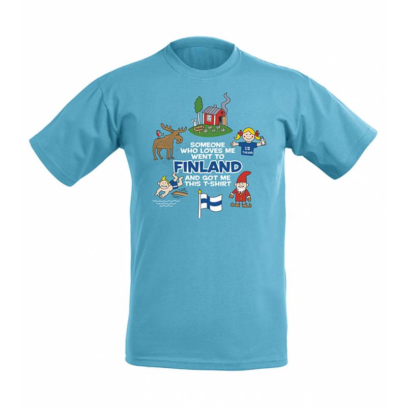 Fuksia Someone who loves... Finland Lasten T-paita