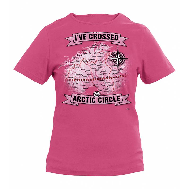 Orange I´ve crossed the Arctic Circle Kids T-shirt