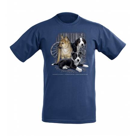 Tummansininen DC Koiranpennut Lasten T-paita