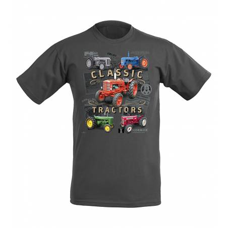 Light Graphite Classic tractor brands Kids T-shirt