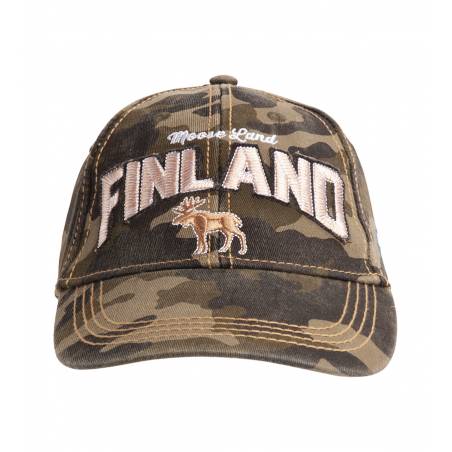 Camouflage Finland Moose, Washed Twill Cap