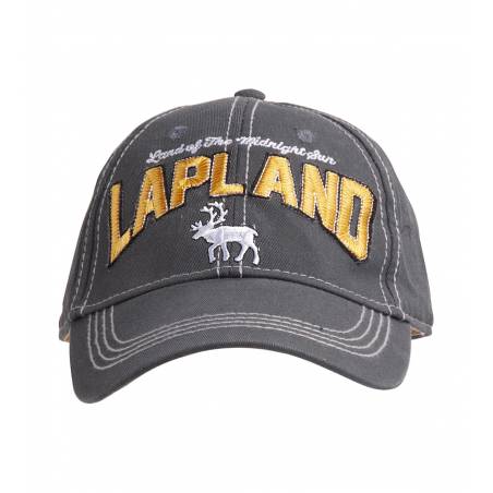 Gray Lapland Reindeer, Washed Twill Cap