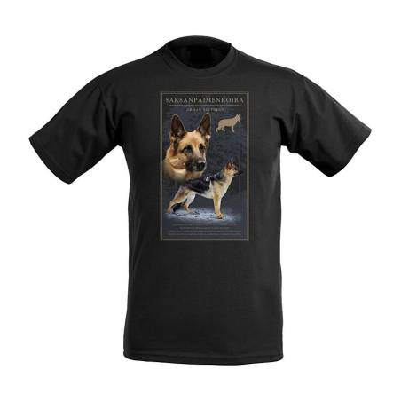 Black DC German Shephard T-shirt