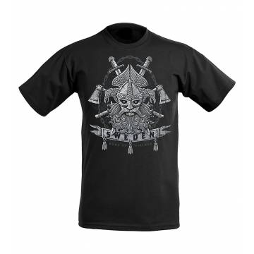 Musta Home of Vikings SWEDEN T-paita