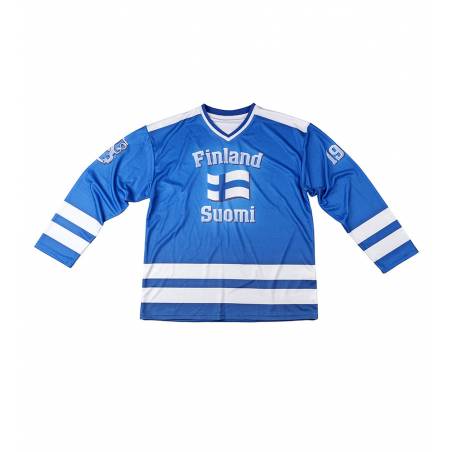 Royal Blue Finland Hockey shirt
