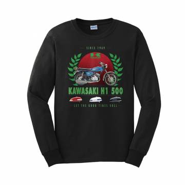 Black DC Kawa H1 500 longsleeve T-shirt