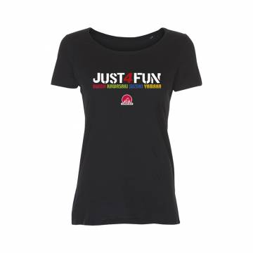 Musta Just4Fun Japsistarat naisten T-paita