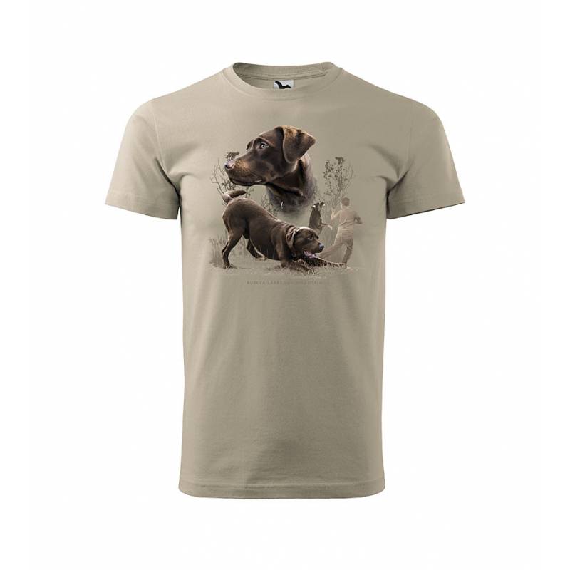 Ice Gray DC Brown Labrador Retriever T-shirt