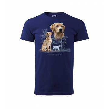 Midnight Blue DC Keltainen labradorinnoutaja T-paita