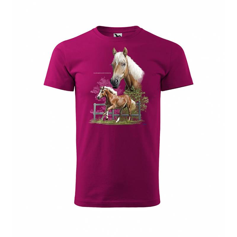 Fuchsia DC Finnhorse T-shirt