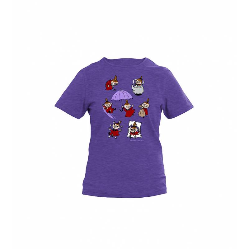 Meleerattu violetti Fotl Pikku Myy puuhailee Tyttöjen T-paita