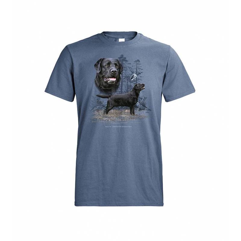 Denim DC Black Labrador Retriever T-shirt
