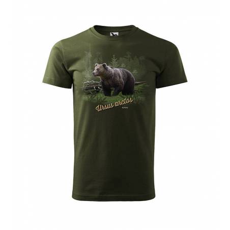 Metsän vihreä Karhu & Kelo T-paita
